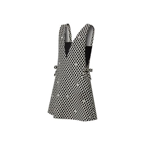 lv polkadot|Lv polka dot plunge dress.